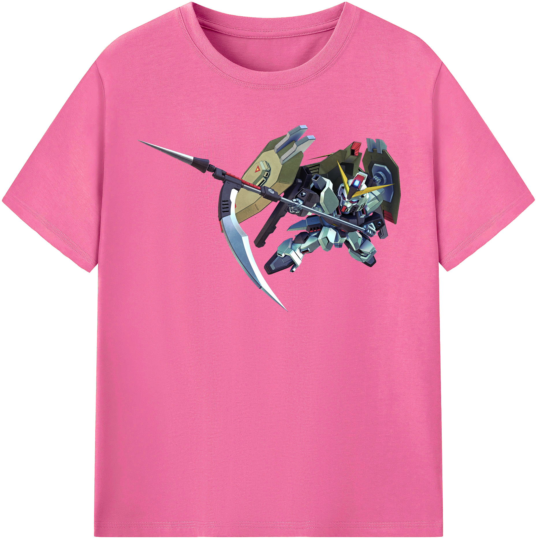 （画像用） 機動戦士ガンダム Mobile Suit Gundam レディースカジュアルプリントTシャツ（綿100％）